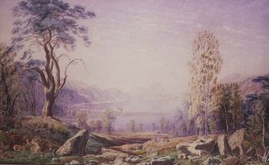 加里湖，因弗内斯郡，1856年秋 作者 约瑟夫·马洛德·威廉·特纳