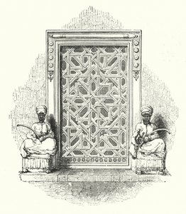 Ala-ed-Deen门前的两个太监（雕版画 作者 威廉（后）哈维