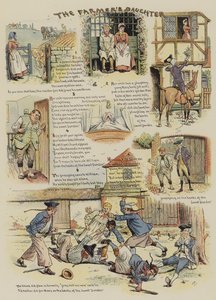 农民的女儿 (chromolitho)