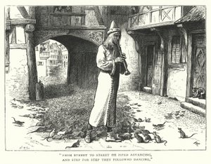 The Pied Piper Of Hamelin (engraving)