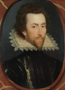 萨德利第五男爵Chandos（约1581-1621）c.1615约瑟夫·格雷·布瑞吉斯肖像（面板上的油） 作者 威廉（致）拉金