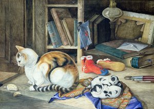 一个幸福的家庭，1868年 作者 威廉·A·唐纳利