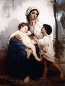 睡眠，1864年 作者 威廉·阿道夫·布格罗