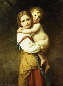 大姐姐大姐姐，1865年 作者 威廉·阿道夫·布格罗