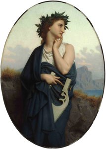 缪斯-菲洛梅尔》，1861年。 作者 威廉·阿道夫·布格罗