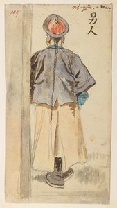 109幅中国人物画，选自马戛尔尼勋爵于1792年至1794年间出使中国期间绘制的372幅风景、海岸线、服饰和日常生活画册（纸面铅笔和水彩画） 作者 威廉·亚历山大