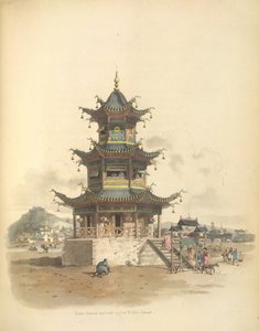 宝塔或寺庙 作者 威廉·亚历山大