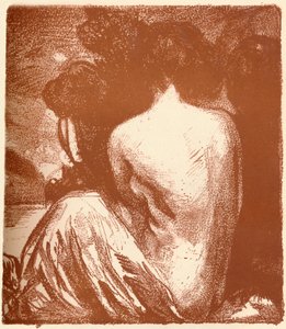 冥想》，约1914年。   作者 威廉·艾莉森·马丁