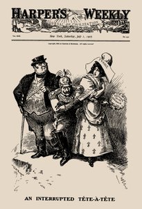 被打断的对话 哈珀周刊》，1905年。