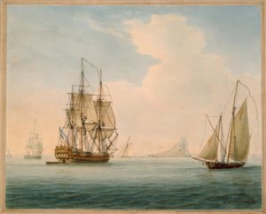W.Anderson创作的《英国战争》 -水彩画，1804年 作者 威廉·安德森
