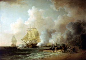 1794 年 3 月 20 日英国人攻占路易堡（马提尼克岛 作者 威廉·安德森