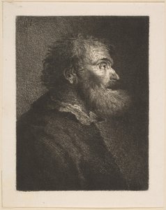 简介中的一位老人，1761年。 作者 威廉·贝利