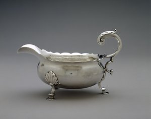 酱缸，约1755-1765（银质 作者 威廉·鲍尔