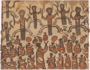 Wurundjeri人-Corroboree 作者 威廉·巴拉克