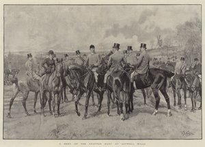 阿斯特韦尔米尔斯的格拉夫顿狩猎大赛 作者 William Barnes Wollen