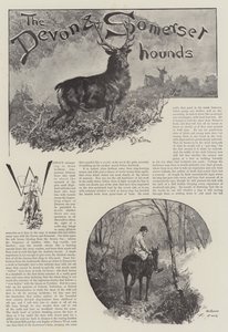 德文郡和萨默塞特猎犬 作者 威廉·巴恩斯（William Barnes）羊毛