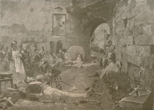 拿破仑和兰尼元帅在埃斯林》，1809年，1896年 作者 威廉·巴克斯特·帕默·克洛森