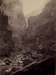 卡纳布·沃恩（Kanab Wash），科罗拉多河，向北看 作者 威廉·贝尔