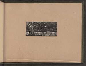 被炸毁的树木和被压扁的庄稼，1821年。 作者 威廉·布雷克