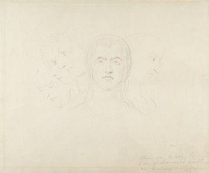 五位有远见的女性元首，1820年（纸上石墨） 作者 威廉·布雷克