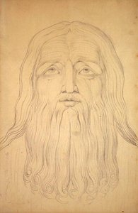 约伯的头（纸上石墨 作者 威廉·布雷克