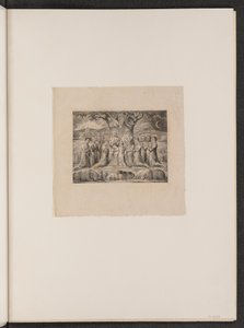 约伯和他的家庭》，1825年。 作者 威廉·布雷克