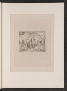 约伯和他的家庭恢复了繁荣，1825年。 作者 威廉·布雷克