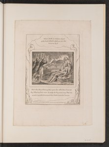 约伯的安慰者，1825年。 作者 威廉·布雷克