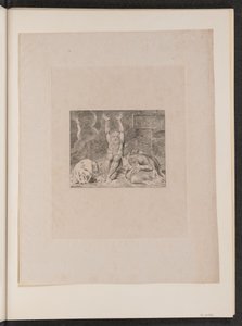 约伯的绝望》，1825年。 作者 威廉·布雷克