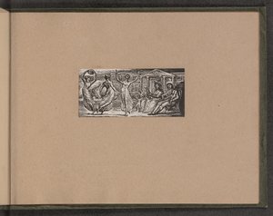 Menalcas看女人跳舞，1821年。 作者 威廉·布雷克