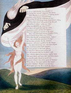 爱德华·杨斯之夜思想之夜中的第46页，c1797 作者 威廉·布雷克