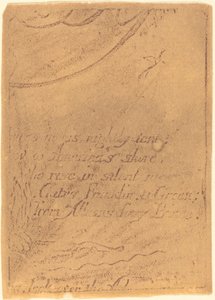 从《预言》的废版碎片上重刻，1793年。 作者 威廉·布雷克