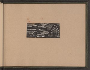 萨布丽娜的银色洪水》，1821年。 作者 威廉·布雷克