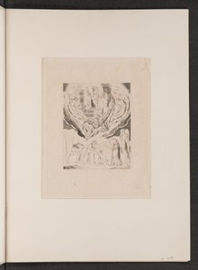 撒旦从主的面前走出去，1825年。 作者 威廉·布雷克