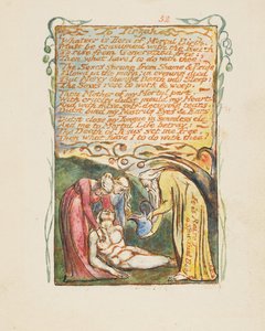纯真与经验之歌。致蒂尔扎，约1825年。 作者 威廉·布雷克