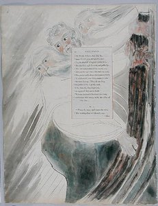The Bard，来自“托马斯·格雷诗集”的设计58 作者 威廉·布雷克