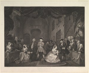 乞eg歌剧，第三幕，1790年。 作者 威廉·布雷克