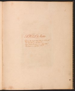 Thel书，第1页，Thels座右铭... 作者 威廉·布雷克