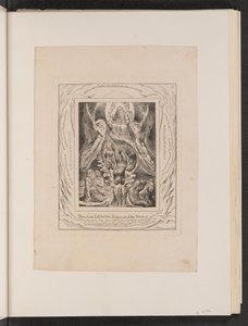 撒旦的堕落》，1825年。 作者 威廉·布雷克