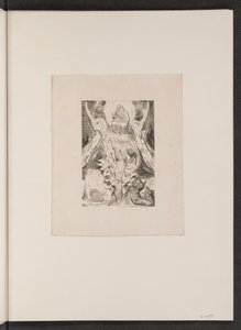 撒旦的堕落》，1825年。 作者 威廉·布雷克