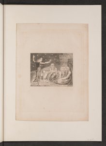 埃利胡之怒》，1825年。 作者 威廉·布雷克