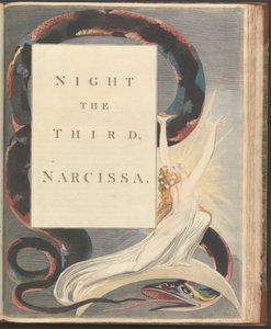 杨的夜间思考，第 43 页，“第三夜，纳西莎”。 作者 威廉·布雷克