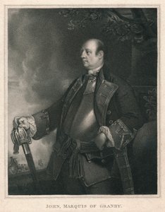 约翰，格兰比侯爵，c1758-1760，1810年。 作者 威廉·邦德