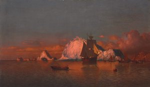 1880年在拉布拉多海岸捕鱼 作者 威廉·布拉德福德