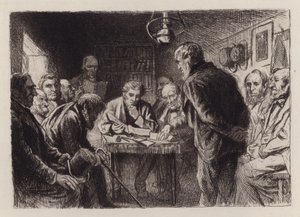 The Kirk-Session (engraving) 作者 威廉·布拉西 (后) 霍尔