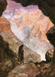 以利亚在何烈山的旷野 作者 威廉·布拉西·霍尔