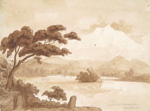 右页：湖光山色的风景 作者 威廉·布罗克顿