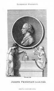 约瑟夫·普里斯特利（Joseph Priestley），英国化学家和长老会部长，1791年