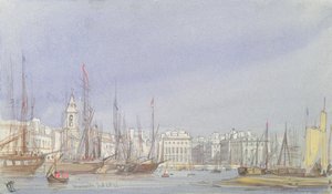 马赛，内港航运，1836年7月28日 作者 威廉·卡洛