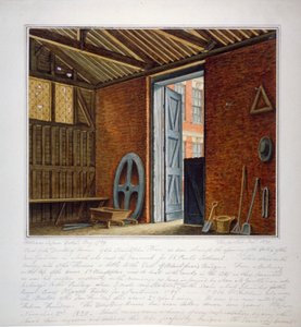 克里斯托弗-冉爵士的部分住宅，伦敦南华克，1820年。         作者 威廉·卡彭